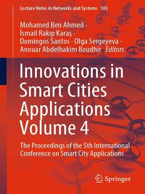 cover image of Innovations in Smart Cities Applications Volume 4